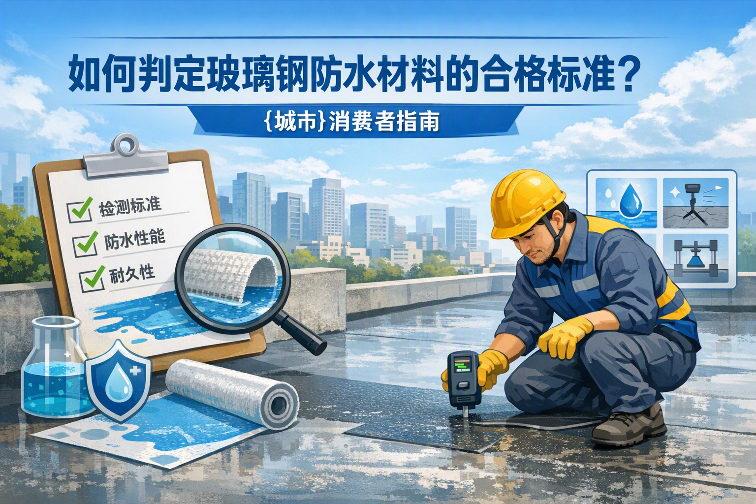 如何判定玻璃钢防水材料的合格标准？ 果洛 消费者指南