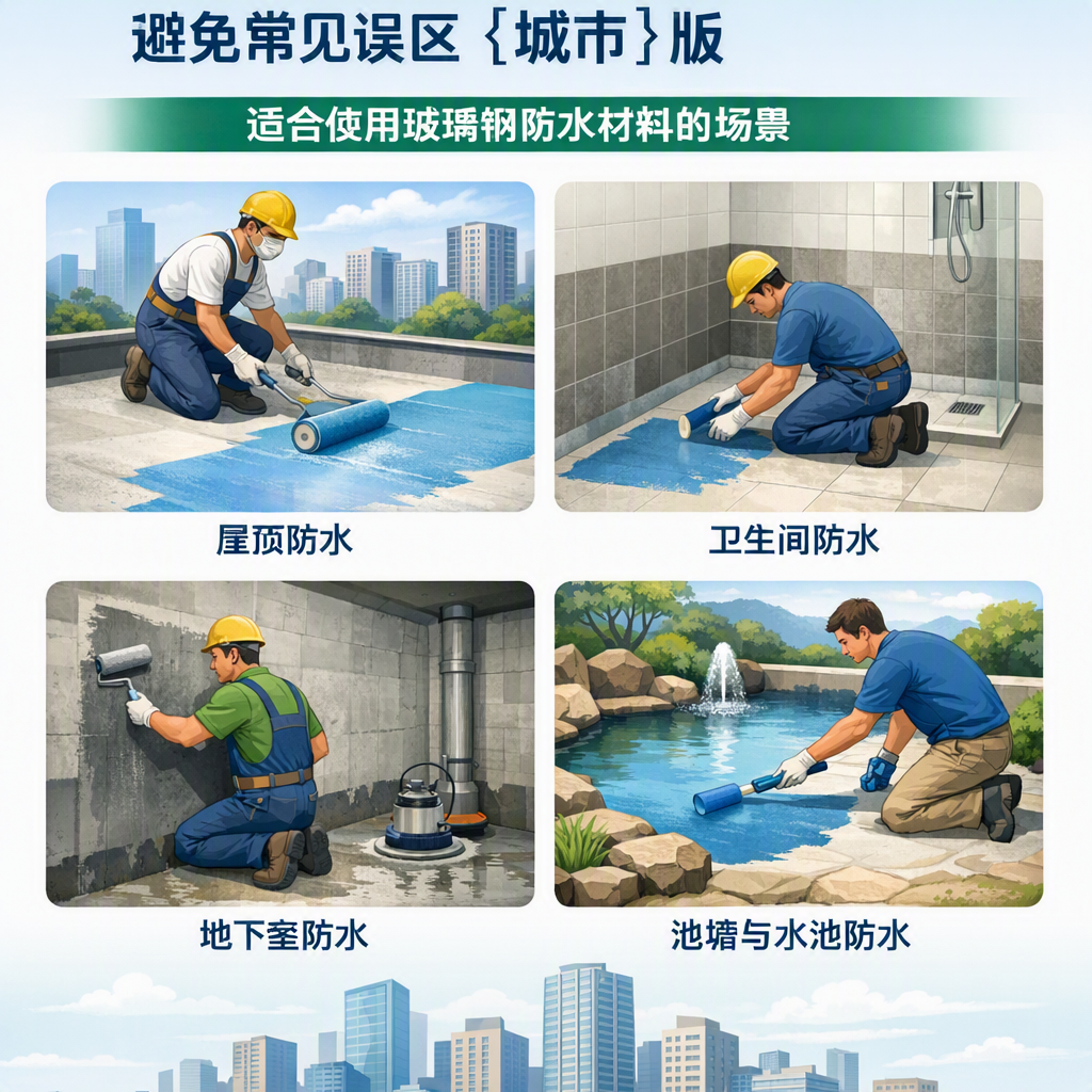 玻璃钢防水材料施工注意事项，避免常见误区 果洛 版