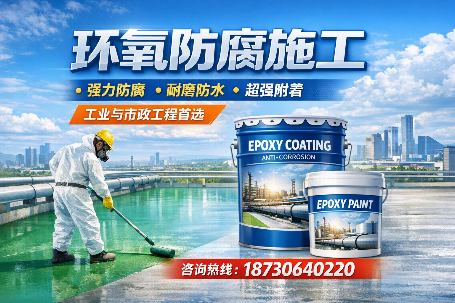 在 果洛 进行环氧防腐施工的注意事项