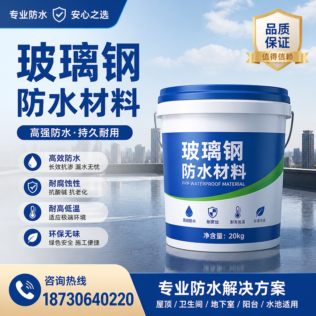 了解玻璃钢防水材料的市场趋势，果洛 企业不可不知